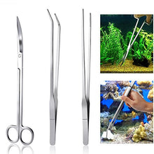 Carica l'immagine nel visualizzatore di Gallery, Meiso Acquario Kit Strumento Accessori inox serbatoio acqua pianta...