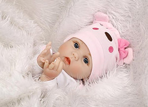 MaiDe Reborn Bambola Molle del Bambino di Simulazione Silicone Vinile 22...