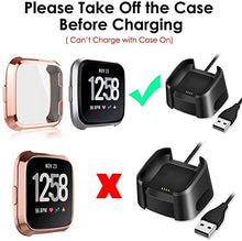 Carica l'immagine nel visualizzatore di Gallery, KIMILAR Pellicola Compatibile con Fitbit Versa Trasparente+Oro Rosa+Nero