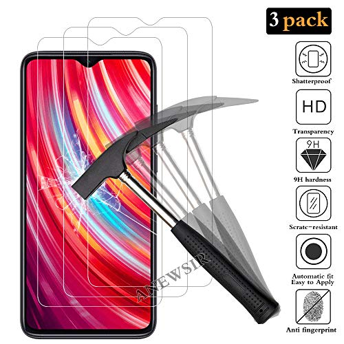 ANEWSIR Compatibile con Xiaomi Redmi Note 8 PRO Vetro Trasparente - Ilgrandebazar