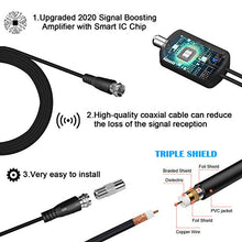 Carica l'immagine nel visualizzatore di Gallery, WEWAK Antenna TV Interna HDTV Digitale con Amplificatore Booster...