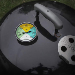 GALAFIRE 80 mm Grande Faccia 300°C Termometro per Barbecue, Indicatore 80 - Ilgrandebazar