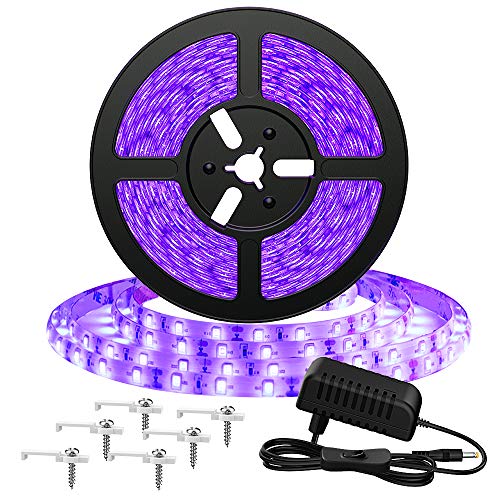 Onforu 5M Striscia UV, LED UV 2835 300 Unità, 12V Strip... - Ilgrandebazar