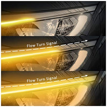 Carica l&#39;immagine nel visualizzatore di Gallery, LED Luce di Marcia Diurna 300LED, 2Pcs 60cm Luci diurne auto 2 Colori