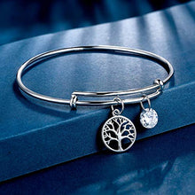 Carica l&#39;immagine nel visualizzatore di Gallery, J.Endéar Argento Bracciali Donna, Braccialetto Argento, Pendenti in Zirconia... - Ilgrandebazar