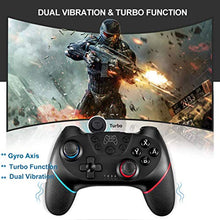 Carica l'immagine nel visualizzatore di Gallery, JinSu Controller Wireless per Nintendo Switch, Switch Console Joypad nero