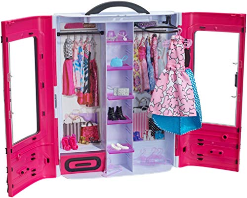 Barbie-DMT57 Fab Fashion Closet Guardaroba alla Moda con Abiti e Accessori,... - Ilgrandebazar