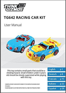 Think Gizmos TG642 smontare Racing Construction Toy Kids-Build Your Own Kit... - Ilgrandebazar