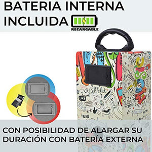 DYNASONIC 025 - Altoparlante Bluetooth con modalità Modello 2, 2 Micros - Ilgrandebazar