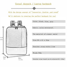 Carica l&#39;immagine nel visualizzatore di Gallery, Zaino Per PC Portatile, YAOHU Porta Computer 15.6 Pollici Nero
