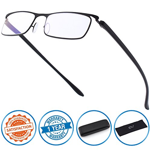 CGID Occhiali da Lettura Anti Luce Blu. Con Montatura TR90 per Uomo e +2.00 - Ilgrandebazar
