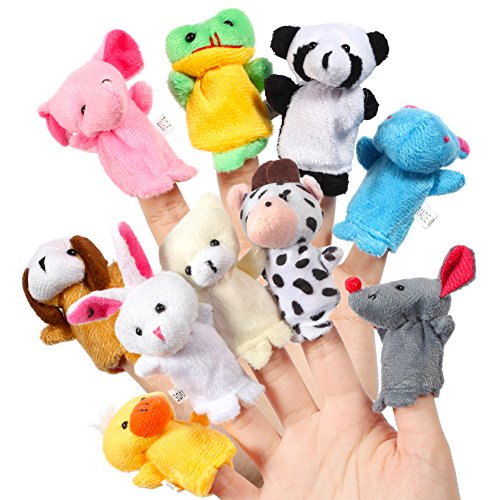 Acekid 10pcs Morbidi Pupazzi Animali da Dito con Set Baby Story... - Ilgrandebazar