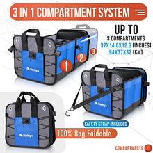 Carica l'immagine nel visualizzatore di Gallery, Starling's - Organizer organizer per bagagliaio, auto, 3 Scomparti, Blu.