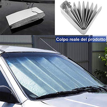 Carica l&#39;immagine nel visualizzatore di Gallery, JTENG Parasole per Parabrezza, Auto Parabrezza 150*80cm