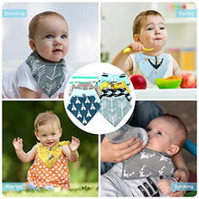 Carica l&#39;immagine nel visualizzatore di Gallery, Bavaglino Neonato Bambino, Lenbest 8-pack Unisex Bavaglini Bandana 100%... - Ilgrandebazar