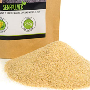 Senape in polvere (250g), 100% naturale di semi senape, 250 GR