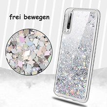 Carica l&#39;immagine nel visualizzatore di Gallery, wlooo Cover per Samsung Galaxy A50, Glitter Argento