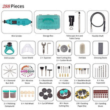 Carica l'immagine nel visualizzatore di Gallery, GOXAWEE Utensile Rotante Kit, Mini Trapano con Braccio Telescopico/Morsetto...