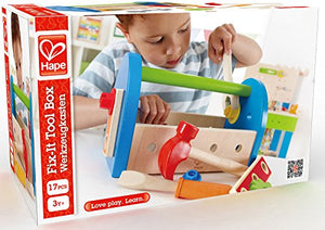 Hape E3001 - Cassetta Degli Attrezzi Multicolore - Ilgrandebazar