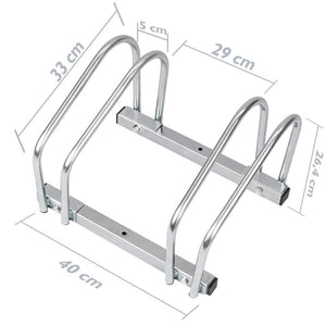 PrimeMatik - Parcheggio per 2 Biciclette Rastrelliera portabiciclette... - Ilgrandebazar