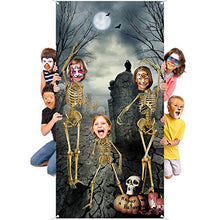 Carica l&#39;immagine nel visualizzatore di Gallery, Sfondo di Halloween Scheletro Cranio Fotografia Tema Halloween...