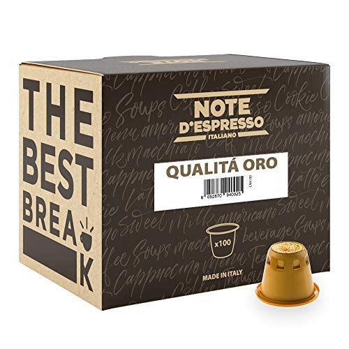 Note D'Espresso Qualità Oro Caffè in Capsule Compatibili con Sistema... - Ilgrandebazar