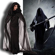 Carica l&#39;immagine nel visualizzatore di Gallery, LATH.PIN Vestito Vampiro Halloween Costume da Strega Vestiti con M, Nero - Ilgrandebazar