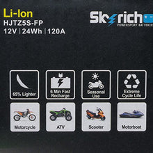 Carica l&#39;immagine nel visualizzatore di Gallery, Skyrich HJTZ5S-FP batteria ricaricabile industriale Litio 12 V