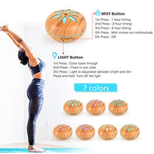 Carica l&#39;immagine nel visualizzatore di Gallery, Diffusore di Aroma 550 ML, GeeRic Ultrasuoni Umidificatore Marrone. - Ilgrandebazar