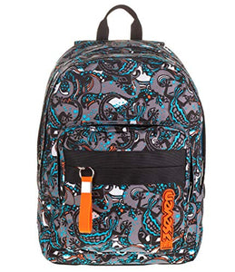 Zaino scuola Outsize SEVEN - REPTIL - Grigio - 33 LT - POWER BANK e SUPPORTO...