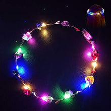 Carica l&#39;immagine nel visualizzatore di Gallery, LED Ghirlanda, 12 PCS Fascia Fiori Ghirlanda Capelli Ghirlande 1 - Ilgrandebazar