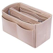 Carica l'immagine nel visualizzatore di Gallery, NEPAK Organizzatore di feltro per donne (con borsa rimovibile),Feltro Beige