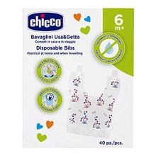 Carica l'immagine nel visualizzatore di Gallery, Chicco 00067440010000 Bavaglini Monouso, Multicolore
