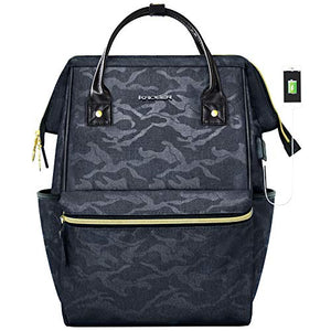 KROSER Zaino per Laptop 15,6 Pollici Elegante Grigio Mimetico