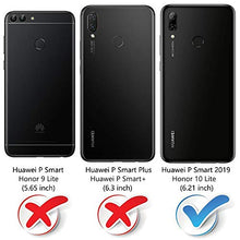 Carica l&#39;immagine nel visualizzatore di Gallery, MOBESV Custodia Huawei P Smart 2019 6,21&quot; Cellulare, Cover a Libro Blu/Aqua - Ilgrandebazar