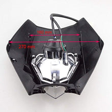 Carica l&#39;immagine nel visualizzatore di Gallery, GOOFIT Faro Moto Enduro, 12V S2 35W Universale Omologatio Supplementari Nero - Ilgrandebazar