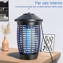 Carica l'immagine nel visualizzatore di Gallery, Lampada Antizanzare Elettrica, Aggiornamento per il 2023, 4500V 20W UV Zanzariera Elettrica Impermeabile IPX4, Insetticida Zanzare per Casa Giardino Interno Esterno, con 1 Spazzole Pulite