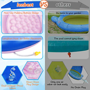 lenbest Piscina per Bambini, Elefante Gonfiabile Neonato Piccoli con...