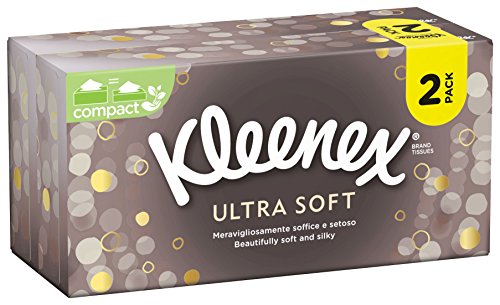 Kleenex Ultra Soft Box, 2 Confezioni da 80 Veline Ciascuna - Ilgrandebazar