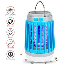 Carica l'immagine nel visualizzatore di Gallery, Repellente per insetti, da campeggio, lampada UV elettrica, zanzariera, Blu