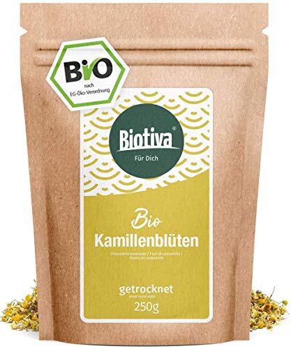 Tè alla camomilla BIO - 250g - fiori di interi biologici - tè di...