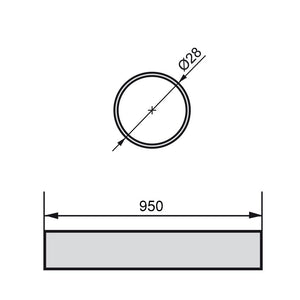 Emuca 7066962 Kit di Asta Appendiabiti da Armadio, 0 W, 0 V - Ilgrandebazar