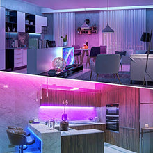 Carica l'immagine nel visualizzatore di Gallery, Teaisiy Striscia LED 5M, Strisce 5050 RGB 16.4ft con 5M/16.4ft