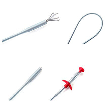 Carica l&#39;immagine nel visualizzatore di Gallery, Qutaway Drain Snake Set Kit di Pulizia per drenaggio 17 Pcs Mixed Tools - Ilgrandebazar