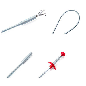 Qutaway Drain Snake Set Kit di Pulizia per drenaggio 17 Pcs Mixed Tools - Ilgrandebazar