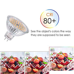 Faretti LED GU5.3 MR16 5W(Alogene 35W), Luce 5W LED, Bianco Fredda - Ilgrandebazar