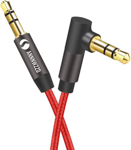 Master Audio Cavo AUX Jack 3.5mm Intrecciato Nylon - 1 Metro, Stereo, Per Auto, Hi-Fi, PC Cavo Ausiliario - Foto 8