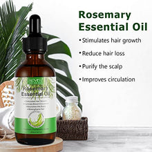 Carica l&#39;immagine nel visualizzatore di Gallery, Olio Essenziale di Rosmarino per Capelli Crescita, Rosemary Essential Oil for Hair Growth, per Capelli Secchi e Danneggiati, Stimolano la Crescita dei Capelli, Nutrono Il Cuoio Capelluto, 60 ml