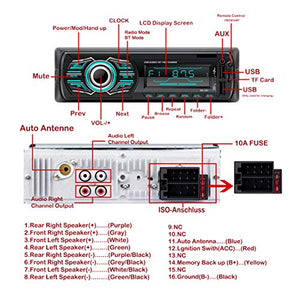 X-REAKO Autoradio Bluetooth Stereo da auto Radio Supporto Lettore MP3...