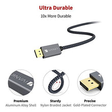 Carica l'immagine nel visualizzatore di Gallery, IVANKY Cavo DisplayPort 4K 3m, Display Port Alta 2 pezzi, Grigio